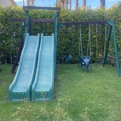 Swing Set for kids—Slide playground set
