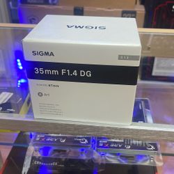 Sigma 35mm F1.4 For Canon