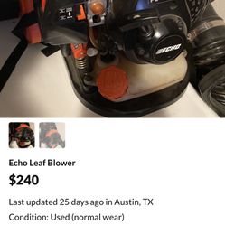 Echo Leaf Blower