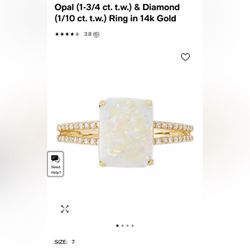 14 k Opal Ring