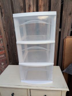Sterilite 3-Drawer Organizer Tower – Clean Condition