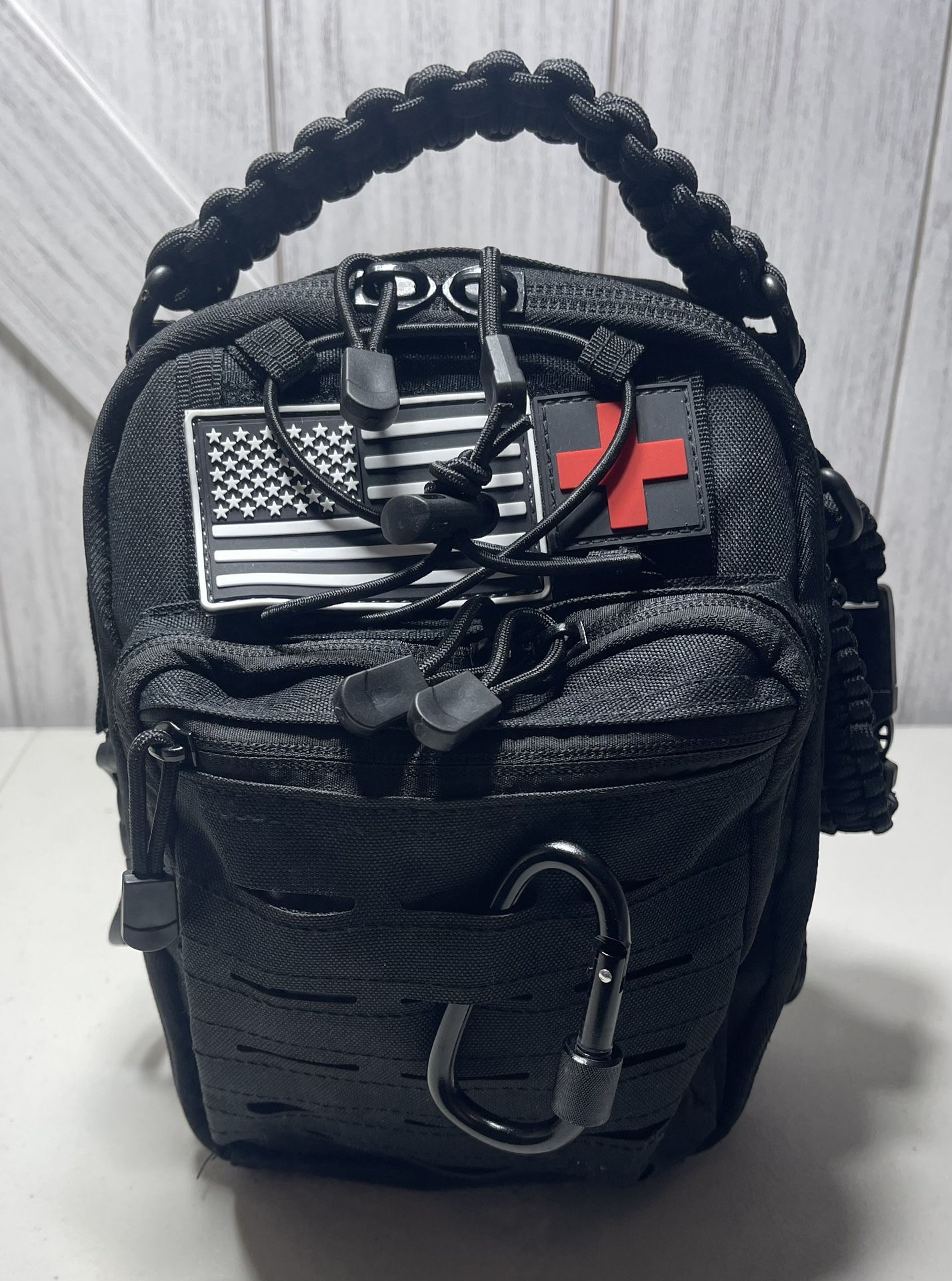 Emergency Shoulder Crossbody Bag With Gear