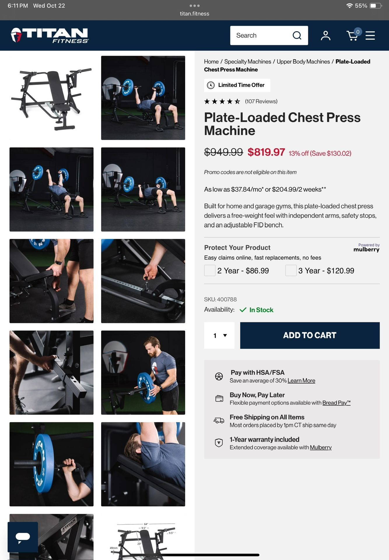 Titan Multiple Press