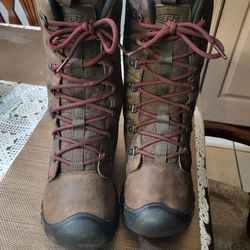 KEEN WINTER SNOW OR WORK BOOTS SIZE 7.5 WOMEN'S 