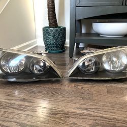 01-05 Lexus is300 Custom black housing oem Headlights Head Light lamp Pair With working hid Bulbs And ballasts