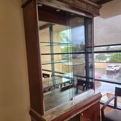 Mirror cabinets With glass shelves