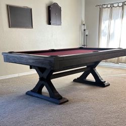 7’ Presidential Kariba Pool Table w/ Storage Drawer - Delivered & Installed