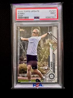2020 Topps Update Ichiro Suzuki SSSP Photo Variation PSA 9 Population 9
