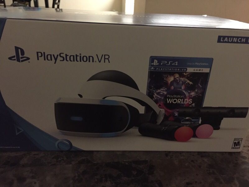 PlayStation VR Launch bundle with receipt