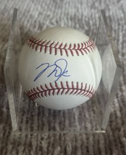 Mike Trout Signed Baseball
