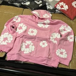 Denim Tear The Cotton Wreath Sweatshirt - Pink 