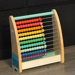 Wooden Rainbow Abacus Kids Counting Toy