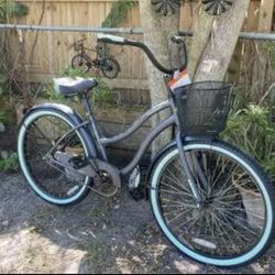 26 NEW BEACH CRUISER 1 SPEED WITH NEW BASKET 🧺