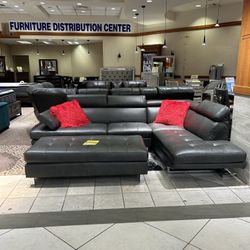 Only $699! Ibiza Gray Sectional 