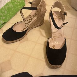 Women Sam Edelman Harmony Suede Wedge Sandal