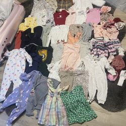 Girls Baby Cloths 12M,  35 Pieces #1