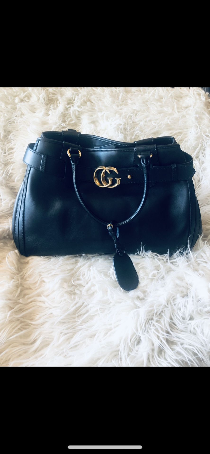 Large Black Gucci Leather Purse  - new 