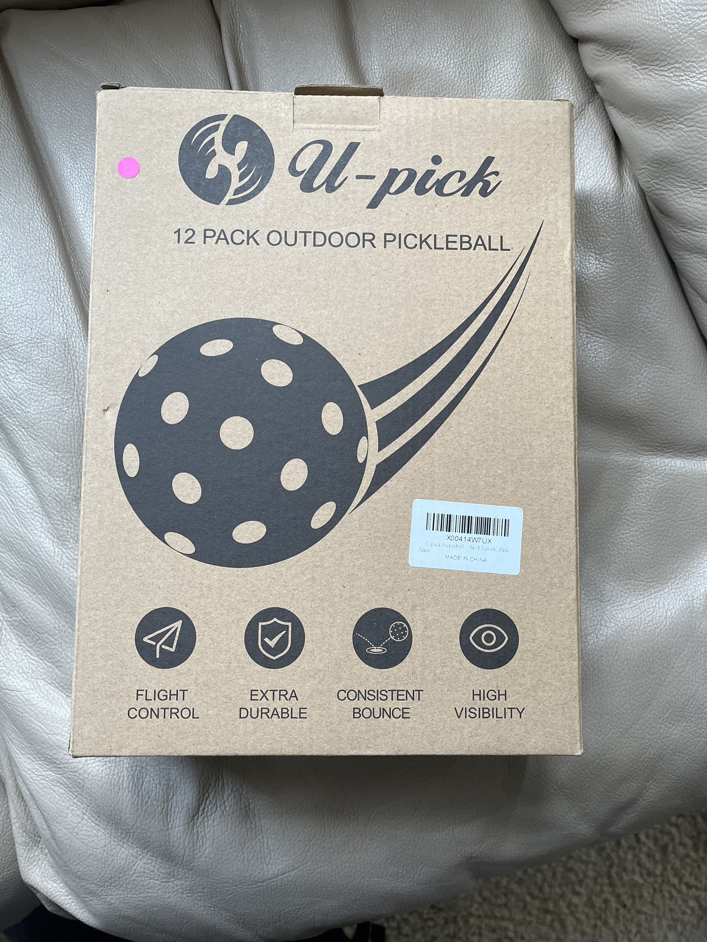 New U-Pick Outdoor Pickleball Balls (pink)