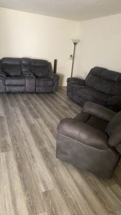 3 piece recliner set