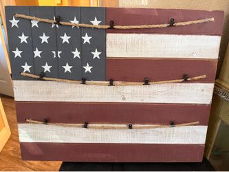 American flag picture holder