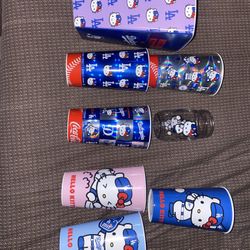 Hello Kitty Dodgers Cups / Popcorn Bucket