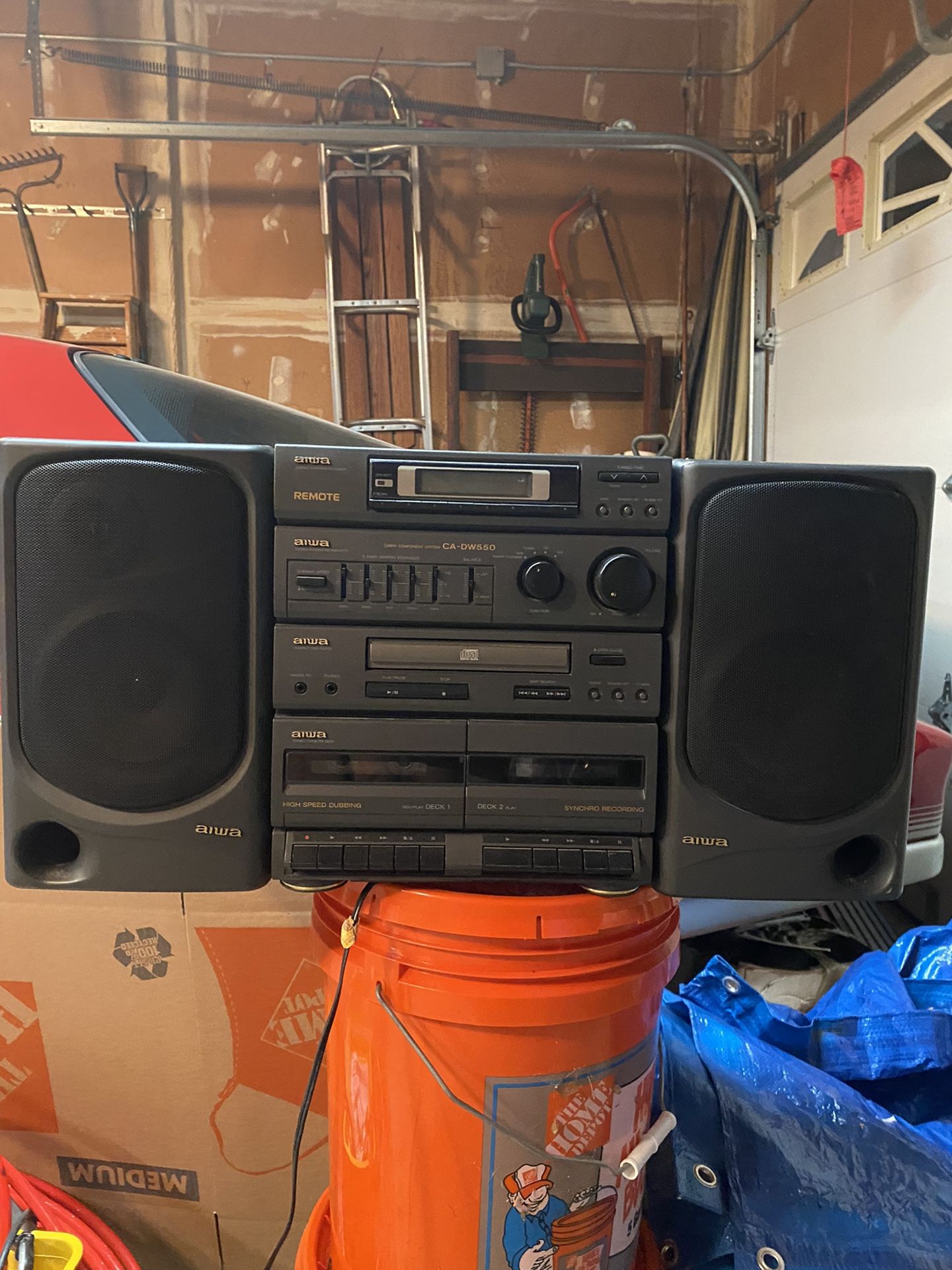 Aiwa Portable Carry Component System CA-DW550U