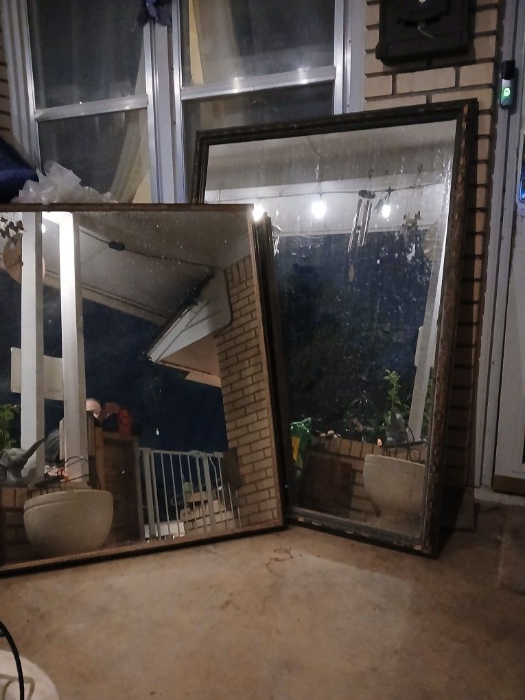 2 Vintage Mirrors