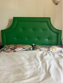 Gorgeous upholstered queen headboard