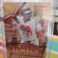 Vladimir Guerrero Sr 2006 Fleer Lumber Company Insert Baseball Card 