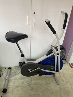 Dual-Action Fan Exercise Bike