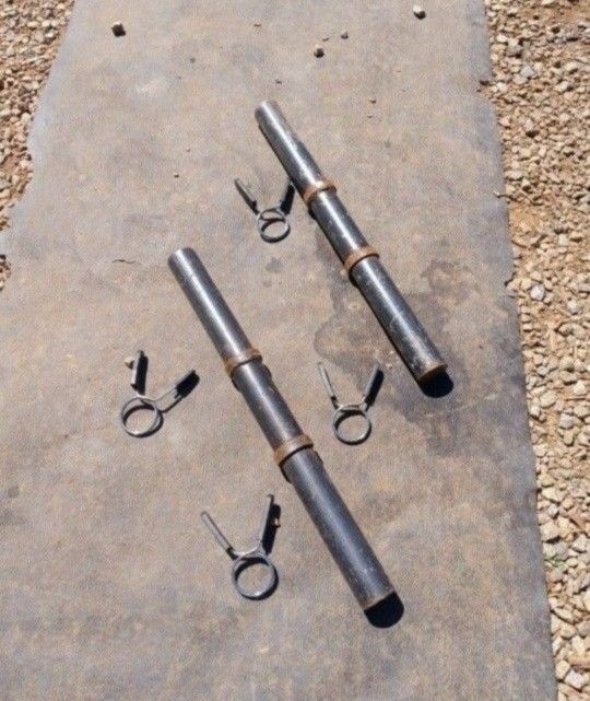 Olympic Dumbbell Handles 25lb Each 