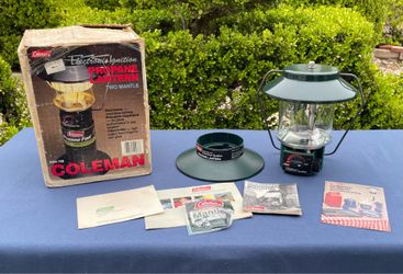 Coleman Propane Lantern w/Electronic Ignition-Model 5154-700-Original Box.