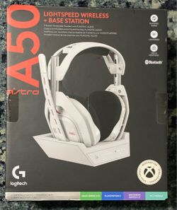 Logitech G Astro A50 Multi-Platform Wireless Gaming Headset - White - SEALED BOX