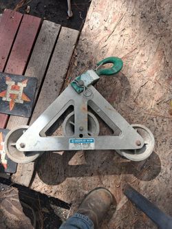 triple sheave Greenlee 6036