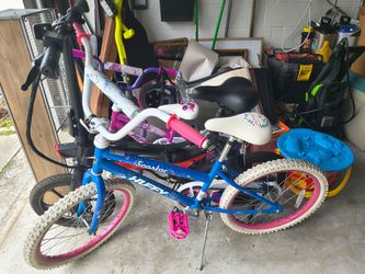Huffy Seastar Kids Bike Blue and Pink