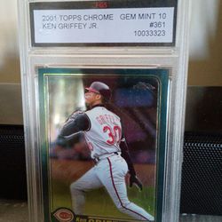 2001 Topps chrome Ken Griffey jr