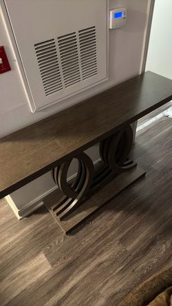 Tribesigns 55 inches Console Table with Unique Base