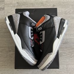 Jordan 3 Black Cement Size 8.5 New