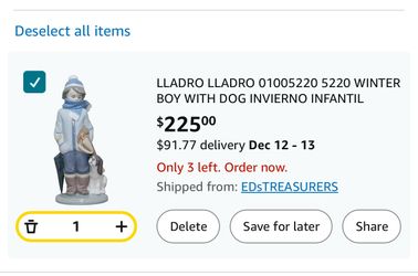 Lladro A Boy And His Dog Figurine 