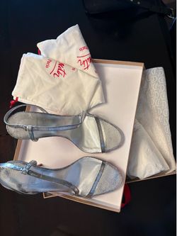 Christian Louboutin’s - Silver - 9.5 - 2024 Christmas Collection