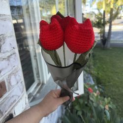 Handmade Crochet Rose 