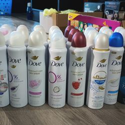 Dove Spray Deodorants