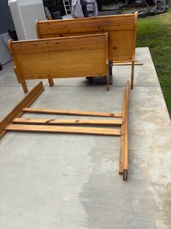 Queen bed frame