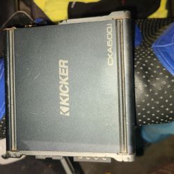 Used, Kicker CXA600.1 600-Watt Mono Class D Subwoofer Amplifier