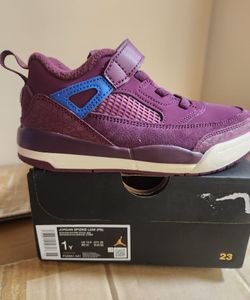 Jordan Spizike Low PS Kids Sneaker Size 1Y