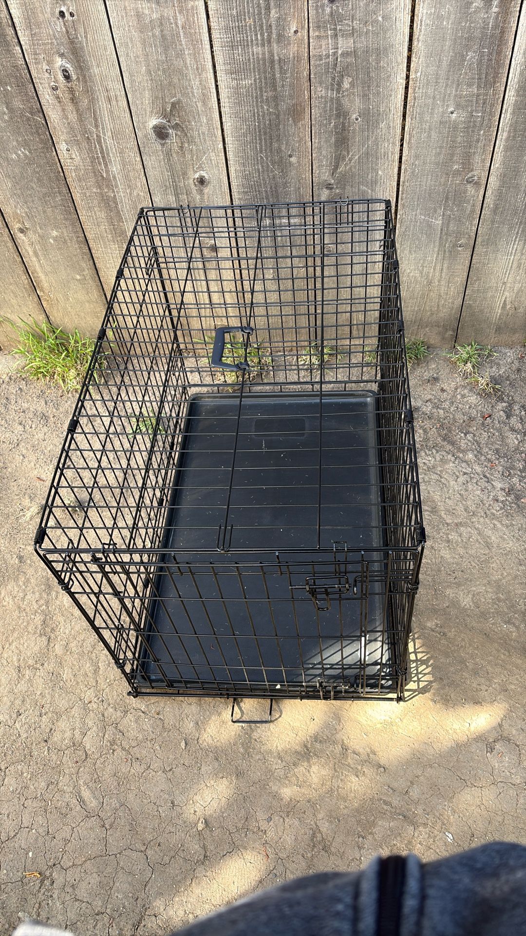 large animal crate