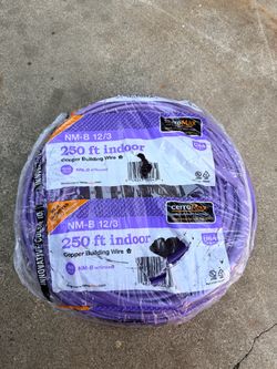 New! Romex 12/3 250ft