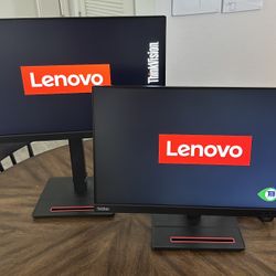 Lenovo ThinkVision Dual Monitors set