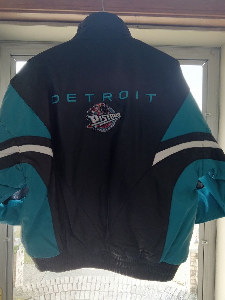 Vintage Detroit Piston Leather Jacket 