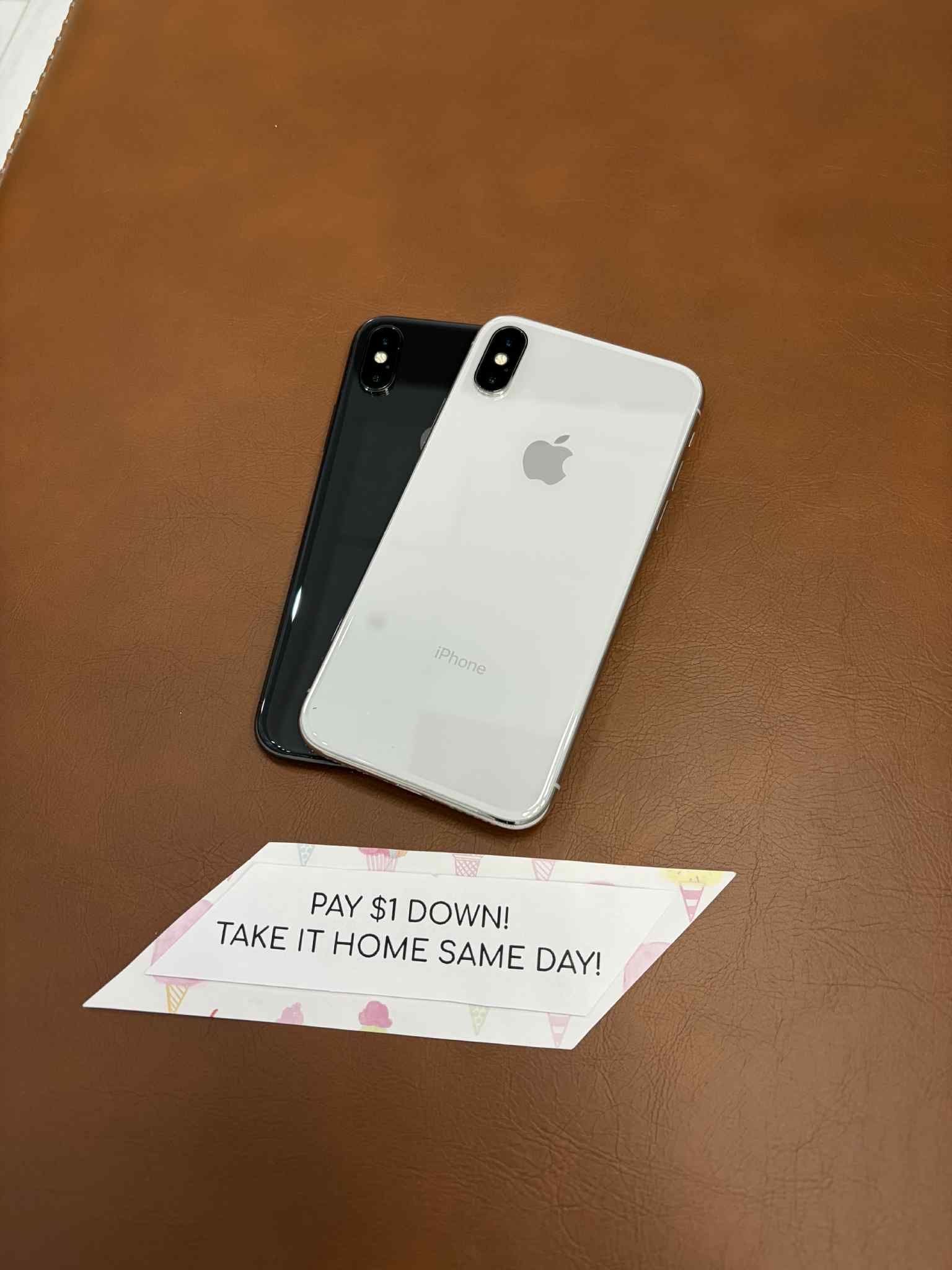 Apple iPhone X - Pay $5 DOWN AVAILABLE - NO CREDIT NEEDED